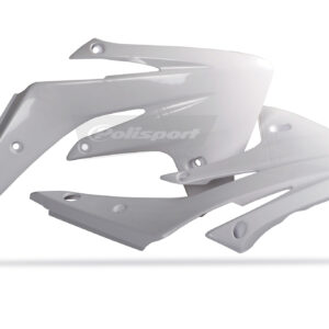 Polisport radiator scoops Honda CR150R(07-->) white (8)