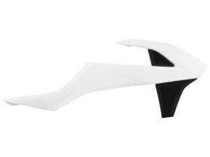Polisport radiator scoops KTM SX/SXF/XCF (16->) OEM (17) white ktm/black (5)