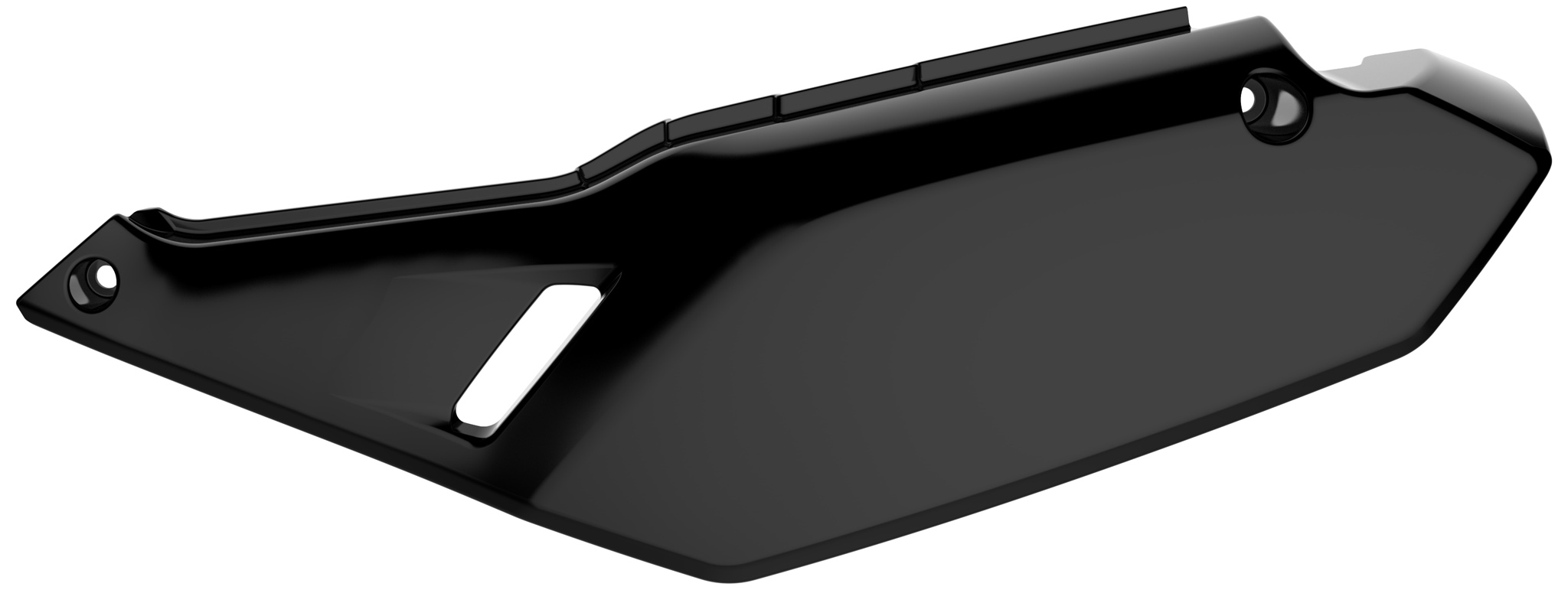 Polisport side panels KLR650 (08-->) left Black (5)