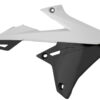 Polisport radiator scoops RMZ450(18-)/RMZ250(19-) white/black (5)