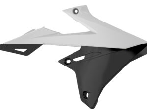 Polisport radiator scoops RMZ450(18-)/RMZ250(19-) white/black (5)