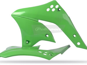 Polisport radiator scoops Kawasaki KX250F(06-08)OEM color green 05 (6)