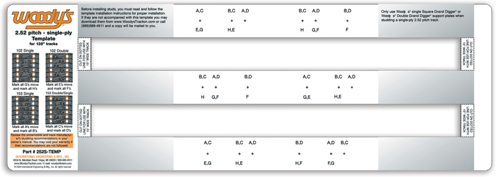 Woodys Nastoitusmalli 2,52 matoille