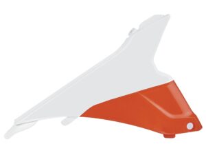 Polisport airbox cover KTM SX/SXF/XC/XCF 2015 white/orange oem (10)