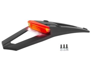 Polisport spoiler r.fender homol. led w/license plate light RSP 3.0 Black (15)