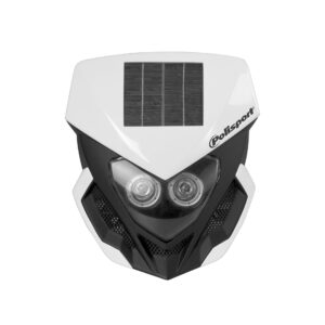 Polisport headlight Lookos solar version white/black (4)