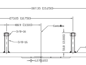 Sno-X Ohjausrauta 5" 90° C&A Pro