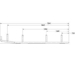 Sno-X Ripper Four Ohjausrauta pari 4" Kovametalli
