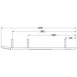 Sno-X Ripper Four Ohjausrauta pari 4" Kovametalli