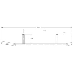 Sno-X Ripper Four Ohjausrauta pari 4" Kovametalli