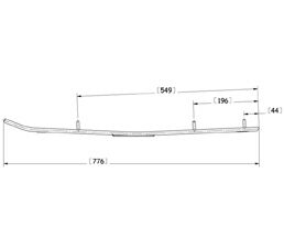 Sno-X Defender Ohjausrauta pari