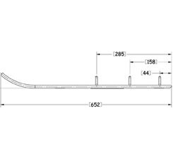 Sno-X Defender Ohjausrauta pari