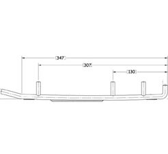 Sno-X Defender Ohjausrauta pari