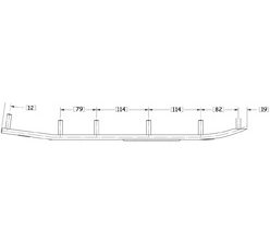 Sno-X Defender Ohjausrauta pari