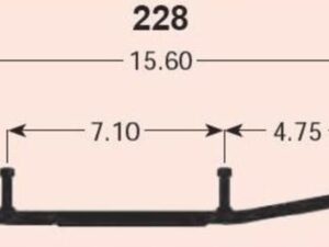 Sno-X Ripper Four Ohjausrauta pari 4" Kovametalli