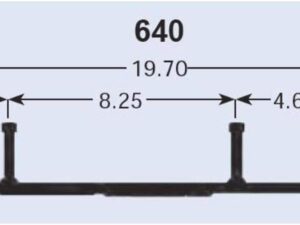 Sno-X Ripper Four Ohjausrauta pari 4" Kovametalli