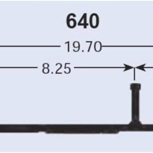 Sno-X Ripper Four Ohjausrauta pari 4" Kovametalli