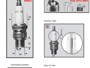 Champion Sytytystulppa 8814 Powersport