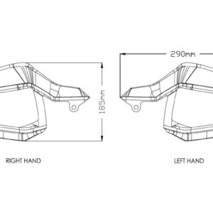 Puig Hand Guards Honda Crf1000L Africa Twin 16-18'