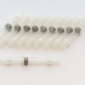 Hyper Jatkoliitin juotostina & kutistesukka Valk. 10kpl 0.2-0.7mm2