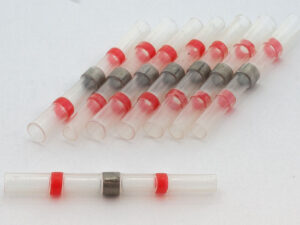 Hyper Jatkoliitin juotostina & kutistesukka Pun. 10kpl 0.5-1.5mm2