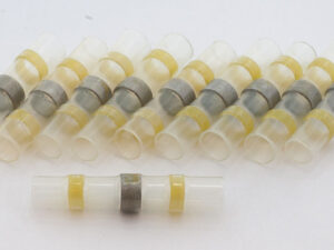 Hyper Jatkoliitin juotostina & kutistesukka Kelt. 10kpl 4.0-6.0mm2