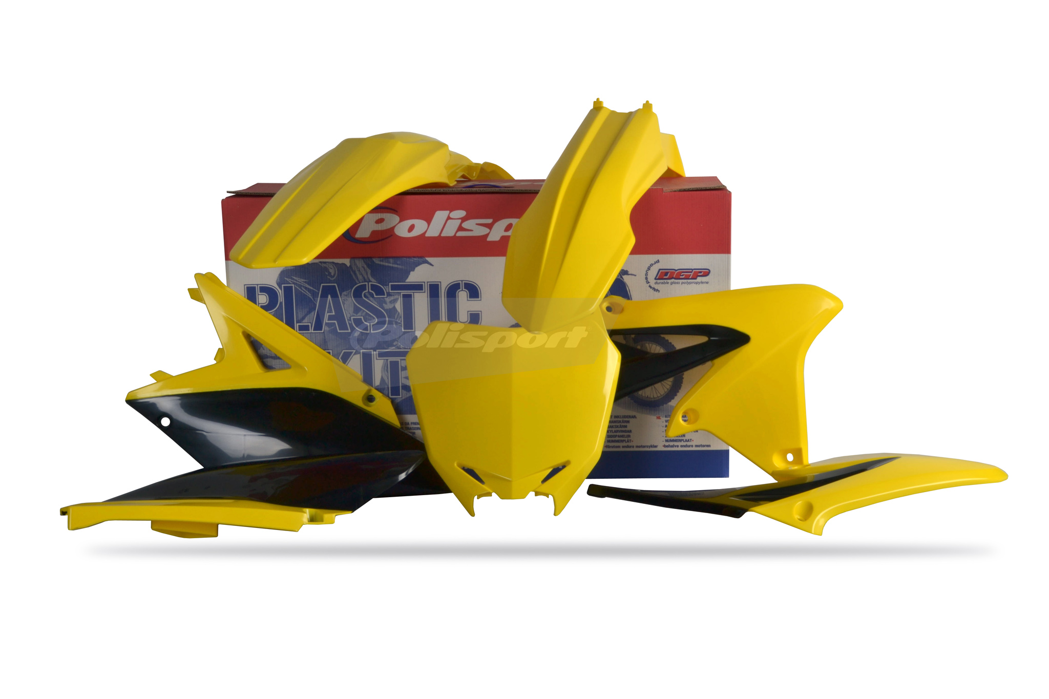 Polisport plastic kit RMZ250 10-15 (OEM 10-12 väritys) (1)