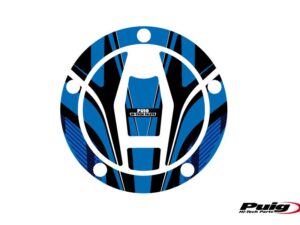Puig Fuel Cap Cover Mod. Radical Kawasaki C/Blue