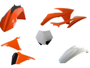 Polisport complete kit KTM SX (11) orange/white OEM color (1)