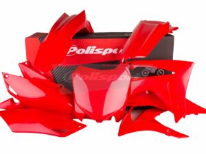 Polisport plastic kit CRF250 14-/CRF450 13- Red (1)