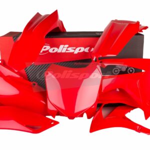Polisport plastic kit CRF250 14-/CRF450 13- Red (1)