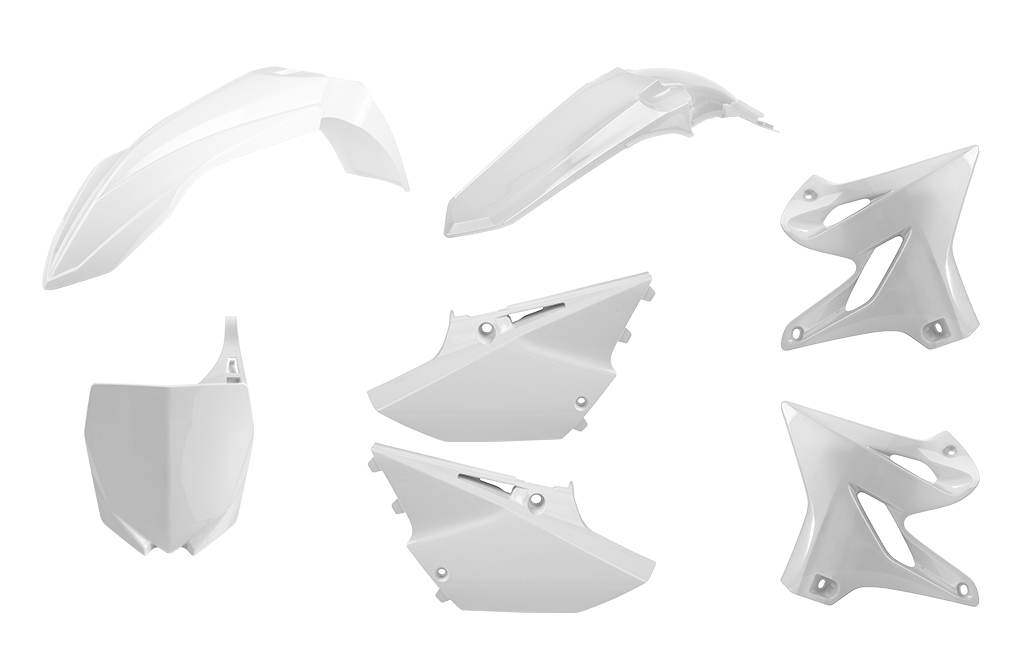 Polisport plastic kit YZ125/250 15 white (1)