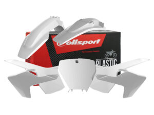 Polisport plastic kit TC125/250, FC250/350/450 16-18 White (1)