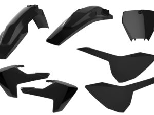Polisport plastic kit TC125/250, FC250/350/450 16-18 Black (1)