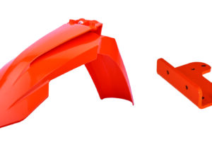 Polisport Kit front fender ktm(17)+adapter SX(07-12) EXC(08-13) orange ktm16 (6)