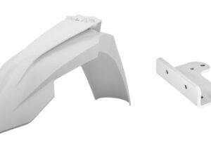 Polisport Kit front fender ktm(17)+adapter SX(07-12) EXC(08-13) white (6)