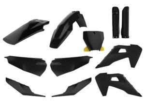 Polisport plastic kit TC/FC 19- Musta (1)