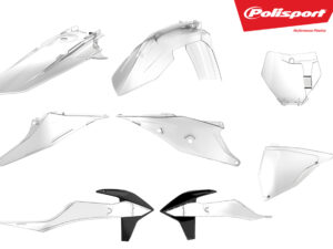 Polisport plastic kit SX/SX-F 2019- Clear (1)