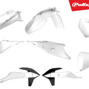 Polisport plastic kit SX/SX-F 2019- Clear (1)