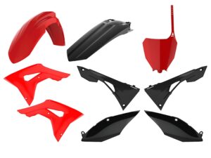 Polisport kit Honda CRF250(18-21)/450R(17-20) Red/black (1)