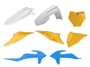 Polisport Kit KTM SX/SX-F (19) special edition Bult.Blue/Dark Yellow/White (1)