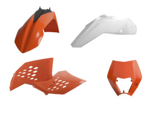 Polisport Complete Kit KTM EXC/EXC-F/XC-W/XCF-W (08-11) w/ mask OEM Color (1)