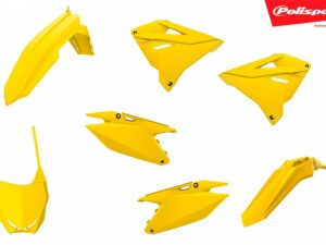 Polisport plastic kit Suzuki RM125/250 (01-08) Restyling 19 style keltainen (1)