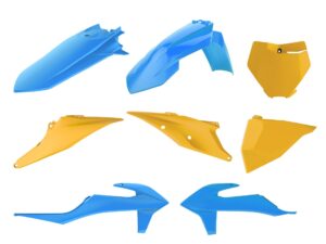 Polisport Kit KTM SX/SX-F (19) special edition Bultaco Blue/Dark Yellow (1)