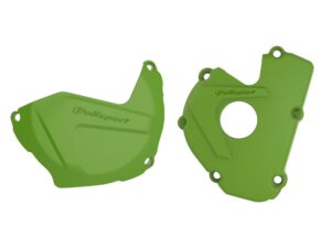 Polisport Kit Clutch+Ignition cover protector KX250F (17->) Green (28)