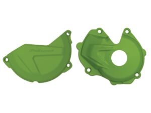 Polisport Kit Clutch+Ignition cover protector KX450F (16-18) Green (24)