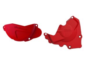 Polisport Kit Clutch+Ignition cover protector CRF250R (13-17) Red (24)