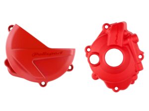Polisport Kit Clutch+Ignition cover protector CRF250R (18->) Red (18)