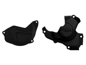 Polisport Kit Clutch+Ignition cover protector CRF450R (10-16) Black (24)