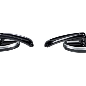 Mirror Outback CNC Black-Alu, per pair